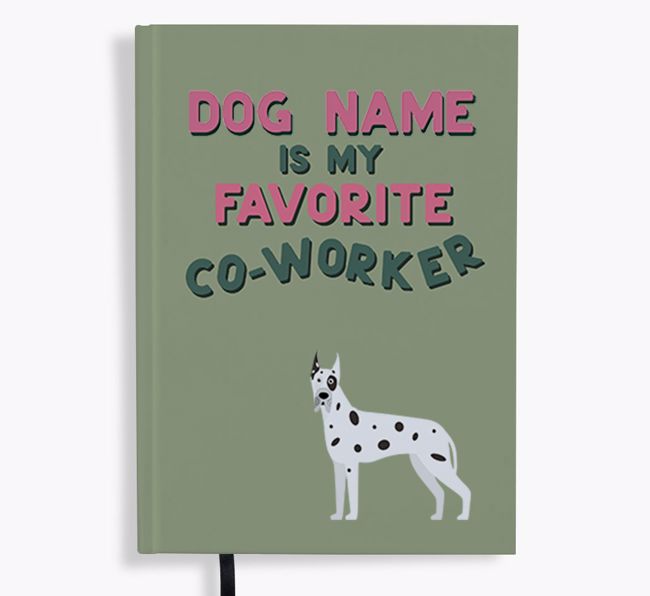 Favorite Co-Worker: Personalized {breedFullName} Notebook